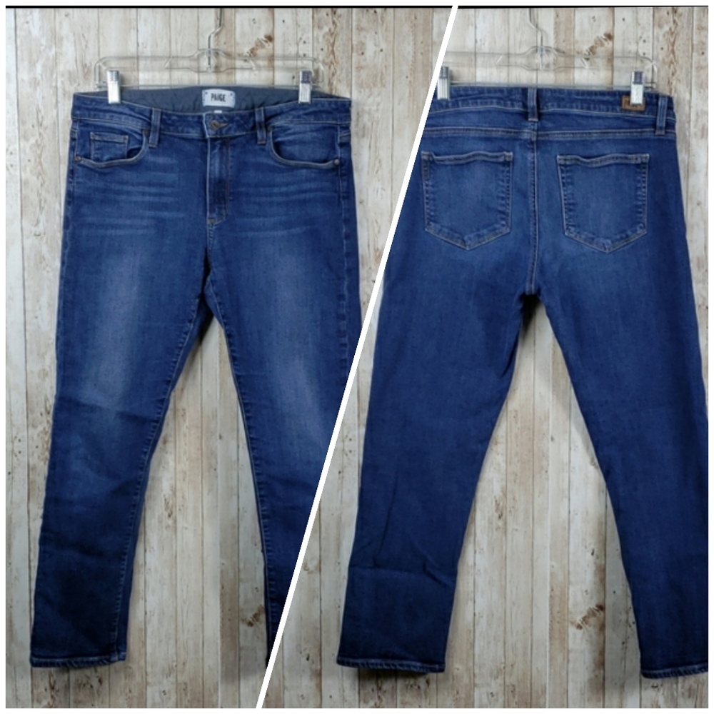 Paige Brigitte Cropped Jean Sz 30